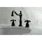 Kingston Brass KS1970TX 8" Widespread Bathroom Faucet, Matte Black KS1970TX - alternate 3
